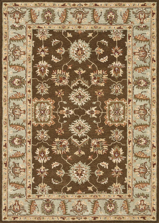 Loloi Fairfield HFF05 Brown / Turquoise Area Rug Main