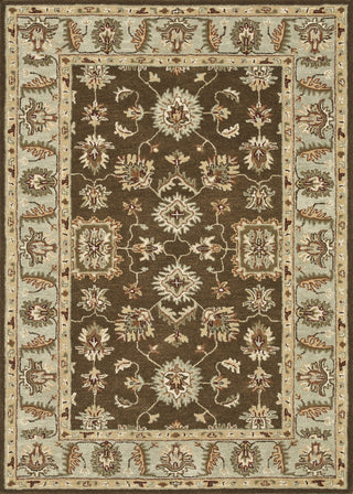 Loloi Fairfield HFF05 Brown / Turquoise Area Rug main image