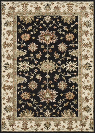 Loloi Fairfield HFF09 Black / Ivory Area Rug main image