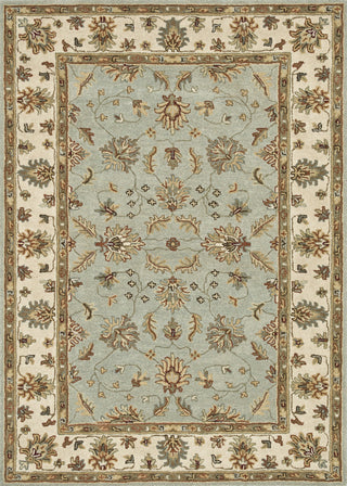 Loloi Fairfield HFF10 Turquoise / Ivory Area Rug main image