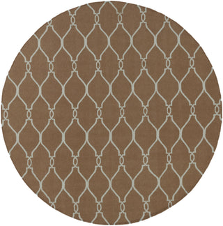 Surya Fallon FAL-1008 Mocha Area Rug by Jill Rosenwald 8' Round