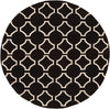 Surya Fallon FAL-1024 Charcoal Area Rug by Jill Rosenwald 8' Round