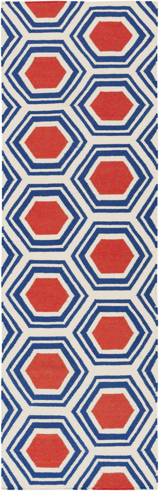 Surya Fallon FAL-1035 Cobalt Area Rug by Jill Rosenwald 2'6'' x 8' Runner