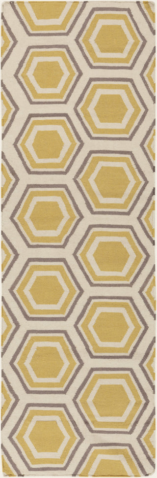 Surya Fallon FAL-1036 Gold Area Rug by Jill Rosenwald 2'6'' x 8' Runner