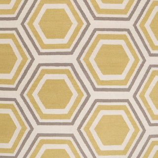 Surya Fallon FAL-1036 Gold Hand Woven Area Rug by Jill Rosenwald Sample Swatch