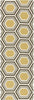 Surya Fallon FAL-1037 Gold Area Rug by Jill Rosenwald 2'6'' x 8' Runner