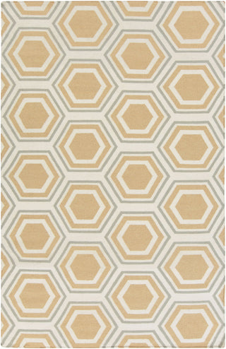 Surya Fallon FAL-1038 Gold Area Rug by Jill Rosenwald 5' x 8'