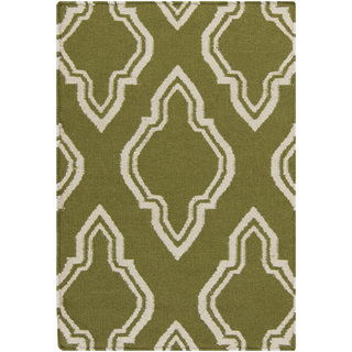 Surya Fallon FAL-1048 Olive Area Rug by Jill Rosenwald 2' x 3'