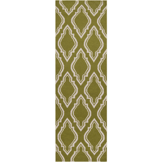 Surya Fallon FAL-1048 Olive Area Rug by Jill Rosenwald 2'6'' x 8' Runner