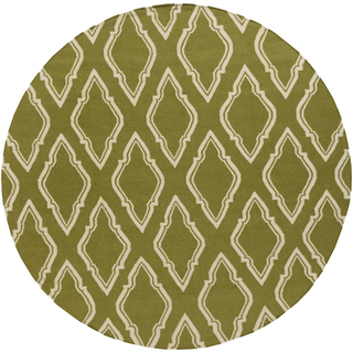 Surya Fallon FAL-1048 Olive Area Rug by Jill Rosenwald 8' Round