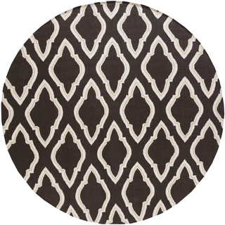 Surya Fallon FAL-1049 Chocolate Area Rug by Jill Rosenwald 8' Round