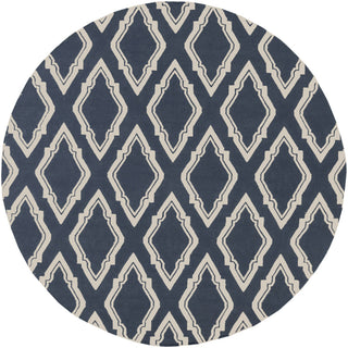 Surya Fallon FAL-1050 Navy Area Rug by Jill Rosenwald 8' Round