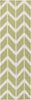 Surya Fallon FAL-1052 Lime Area Rug by Jill Rosenwald 2'6'' x 8' Runner