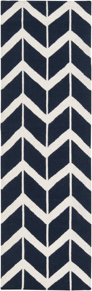 Surya Fallon FAL-1055 Navy Area Rug by Jill Rosenwald 2'6'' x 8' Runner