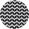 Surya Fallon FAL-1055 Navy Area Rug by Jill Rosenwald 8' Round
