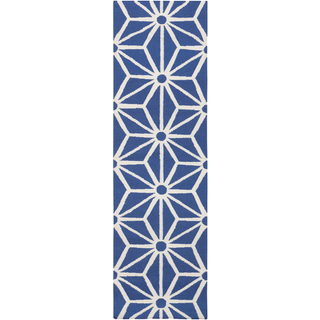 Surya Fallon FAL-1067 Cobalt Area Rug by Jill Rosenwald 2'6'' x 8' Runner