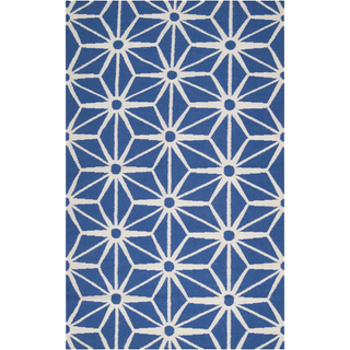 Surya Fallon FAL-1067 Cobalt Area Rug by Jill Rosenwald 5' x 8'