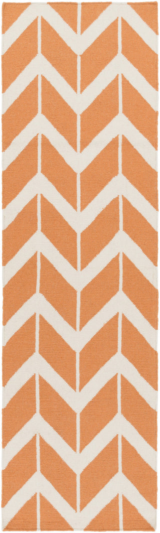 Surya Fallon FAL-1081 Tangerine Area Rug by Jill Rosenwald 2'6'' x 8' Runner