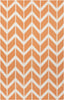 Surya Fallon FAL-1081 Tangerine Area Rug by Jill Rosenwald 5' x 8'