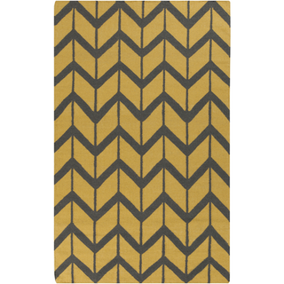 Surya Fallon FAL-1088 Gold Area Rug by Jill Rosenwald 5' x 8'