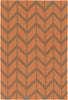 Surya Fallon FAL-1089 Burnt Orange Area Rug by Jill Rosenwald 5' x 8'