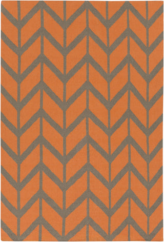 Surya Fallon FAL-1089 Burnt Orange Area Rug by Jill Rosenwald 5' x 8'