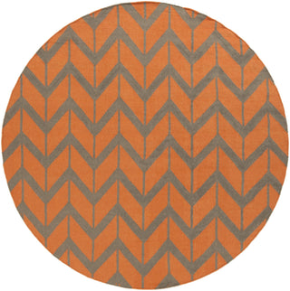 Surya Fallon FAL-1089 Burnt Orange Area Rug by Jill Rosenwald 8' Round