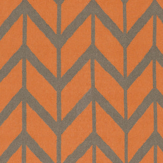 Surya Fallon FAL-1089 Burnt Orange Hand Woven Area Rug by Jill Rosenwald Sample Swatch