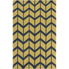 Surya Fallon FAL-1090 Gold Area Rug by Jill Rosenwald 5' x 8'