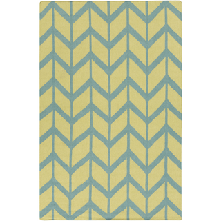 Surya Fallon FAL-1091 Lime Area Rug by Jill Rosenwald 5' x 8'