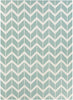 Surya Fallon FAL-1094 Teal Area Rug by Jill Rosenwald 8' x 11'