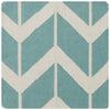 Surya Fallon FAL-1094 Teal Hand Woven Area Rug by Jill Rosenwald Sample Swatch