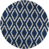 Surya Fallon FAL-1095 Cobalt Area Rug by Jill Rosenwald 8' Round