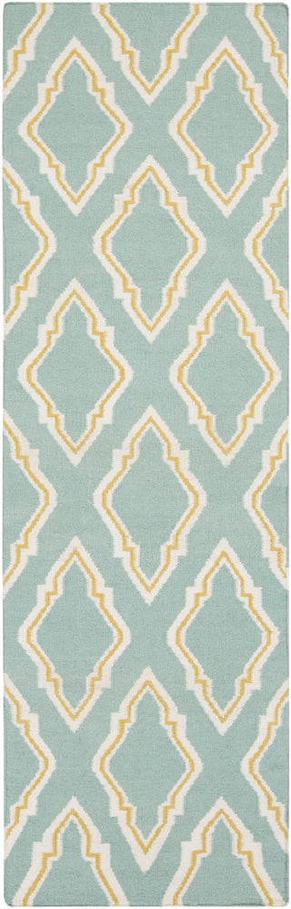 Surya Fallon FAL-1097 Teal Area Rug by Jill Rosenwald 2'6'' x 8' Runner