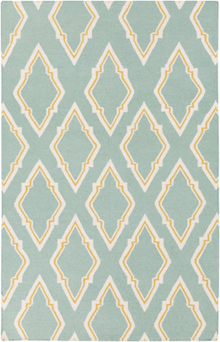 Surya Fallon FAL-1097 Teal Area Rug by Jill Rosenwald 5' x 8'