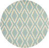 Surya Fallon FAL-1097 Teal Area Rug by Jill Rosenwald 8' Round