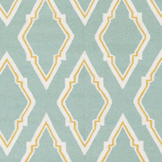 Surya Fallon FAL-1097 Teal Hand Woven Area Rug by Jill Rosenwald Sample Swatch