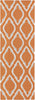 Surya Fallon FAL-1098 Burnt Orange Area Rug by Jill Rosenwald 2'6'' x 8' Runner
