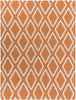 Surya Fallon FAL-1098 Burnt Orange Area Rug by Jill Rosenwald 8' x 11'