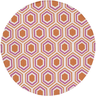 Surya Fallon FAL-1100 Burnt Orange Area Rug by Jill Rosenwald 8' Round