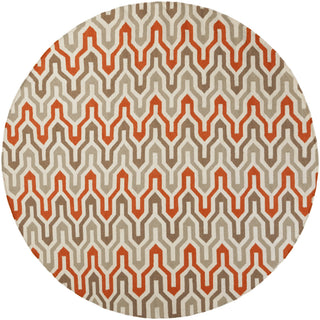 Surya Fallon FAL-1103 Tangerine Area Rug by Jill Rosenwald 8' Round