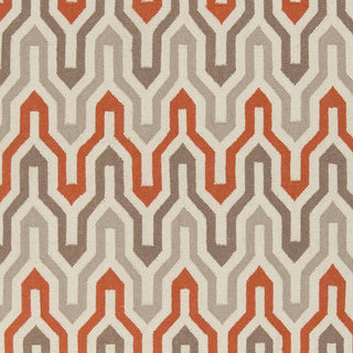 Surya Fallon FAL-1103 Tangerine Hand Woven Area Rug by Jill Rosenwald Sample Swatch