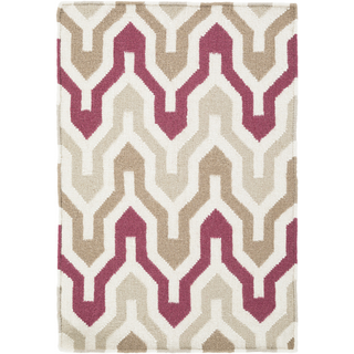 Surya Fallon FAL-1104 Burgundy Area Rug by Jill Rosenwald 2' x 3'