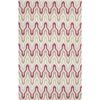 Surya Fallon FAL-1104 Burgundy Area Rug by Jill Rosenwald 5' x 8'