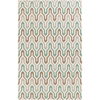 Surya Fallon FAL-1105 Emerald/Kelly Green Area Rug by Jill Rosenwald 5' x 8'