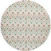 Surya Fallon FAL-1105 Emerald/Kelly Green Area Rug by Jill Rosenwald 8' Round