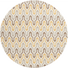 Surya Fallon FAL-1108 Gold Area Rug by Jill Rosenwald 8' Round