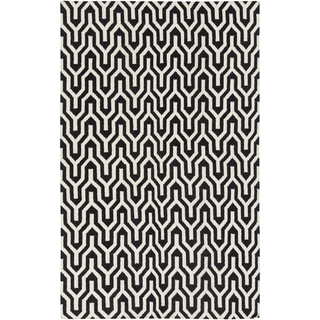 Surya Fallon FAL-1112 Black Area Rug by Jill Rosenwald 5' x 8'