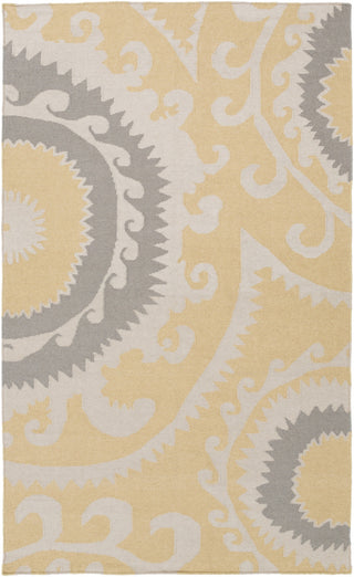 Surya Fallon FAL-1114 Gold Area Rug by Jill Rosenwald 5' x 8'