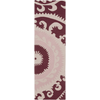 Surya Fallon FAL-1115 Pastel Pink Area Rug by Jill Rosenwald 2'6'' x 8' Runner